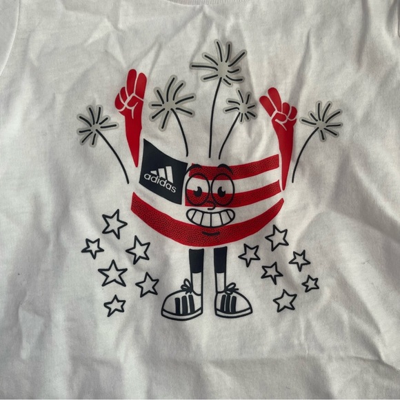 Nwt baby boy 4th Fourth of July 2 two piece outfit 3 months shorts SS T-shirt - Picture 3 of 10